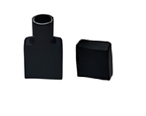 Silicone end caps for flat tube P1305 Black