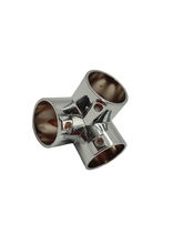 Złączka narożnikowa chrom do D25