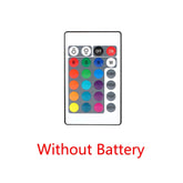 24 Keys Mini RGB IR Wireless Remote Controller ONLY For W28 Series Globe Bulbs RGB Light Lamp LED Strip Lights Without Battery