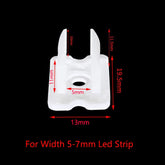 Neon LED Strip Light Fastener Clips COB LED Connector 5050 2835 Flexible Mounting Fixer for Fixing RGB LED Tape Clips