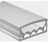 Tuba Silikonowa Płaska P7520 dla Taśm LED COB do 8mm