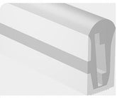 Silicone side tube B0613 for COB LED strips up to 8mm