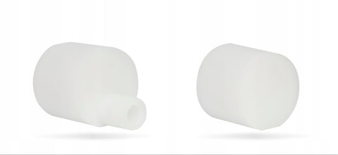 Silicone end caps for the D15 round tube