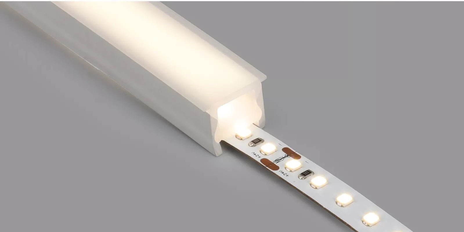 Tuba Silikonowa Frez F1616 dla Taśm LED COB do 10mm