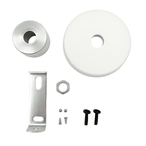 Biała rozeta sufitowa do D25