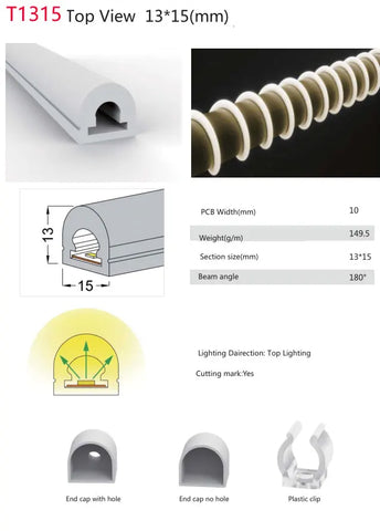 1-5M Led Neon Tube Light Flexible Sleeve Waterproof For Individually Addressable WS2811 WS2812B WS2813 WS2815 SK6812 RGB Strip