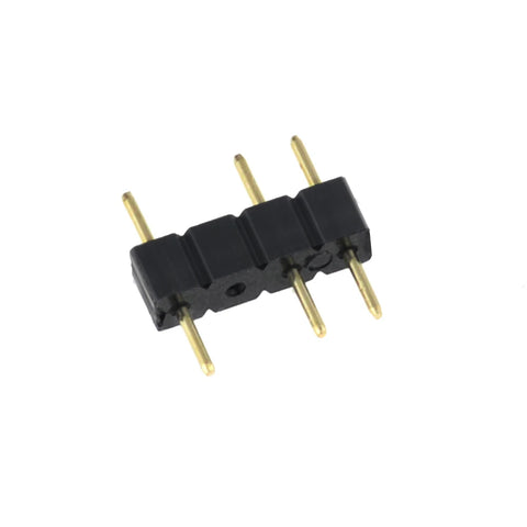 10PCS LED Connector Adapter 3Pin 4Pin Needle Male Type Double Connector For RGB 3528 5050 Led Strip Light