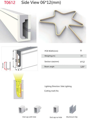 1-5M Led Neon Tube Light Flexible Sleeve Waterproof For Individually Addressable WS2811 WS2812B WS2813 WS2815 SK6812 RGB Strip