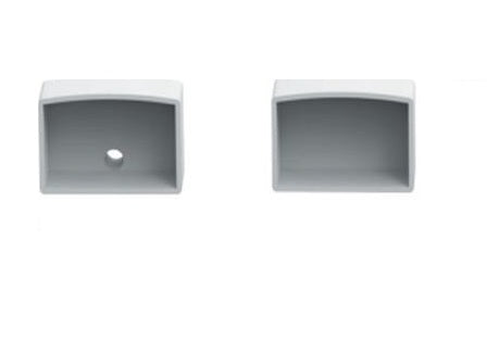 Silicone end caps for the flat tube P2010