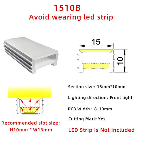 1616B Silicone LED neon tube flexible profile LED light for various occasions bendable and cuttable easy to install