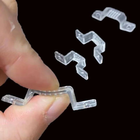COB LED Strip Light Fasteners Fix Clips Buckle for Fixing 24V 110V 220V RGB Neon Tape Plastic Connector Lighting Accessories