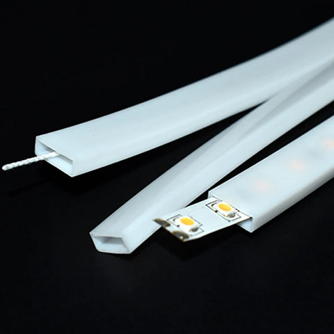 LED Silicone Tube Transparent/Milky White/Black Flexible Protection Cover Waterproof For 8/10/12mm WS2812B WS2811 5050 Led Strip