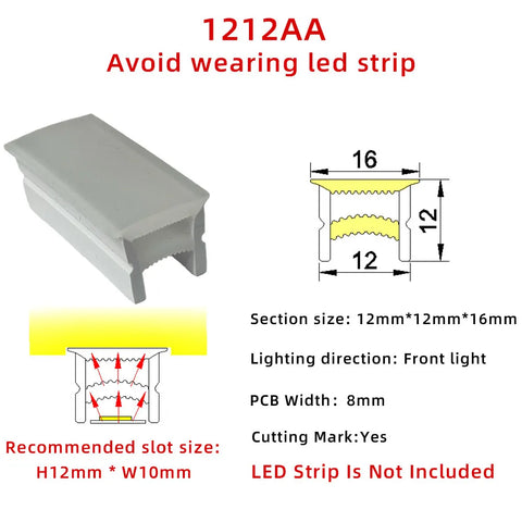 1616B Silicone LED neon tube flexible profile LED light for various occasions bendable and cuttable easy to install