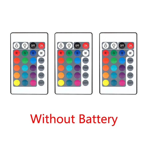 24 Keys Mini RGB IR Wireless Remote Controller ONLY For W28 Series Globe Bulbs RGB Light Lamp LED Strip Lights Without Battery