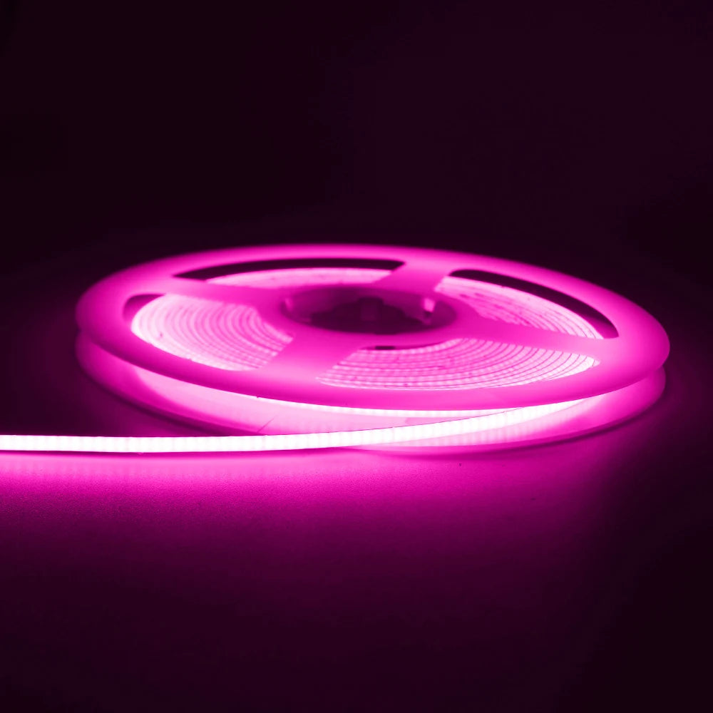2.7mm Super Slim COB LED Strip Light 480LEDs/m Flexible Linear Light for Room Decoration Computer Car 12V Adhesive Ribbon Diode