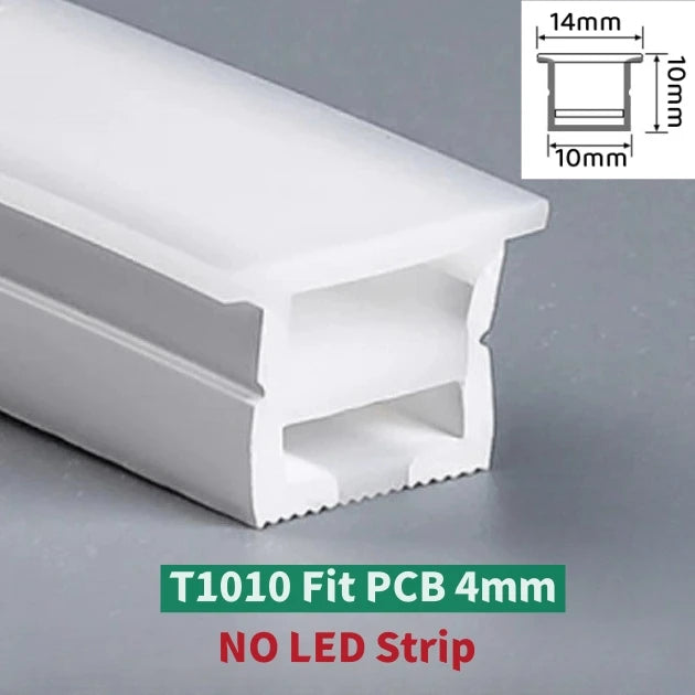 Round Flexible LED Neon Rope Lamp Silicone Tube 180/270/360° Tape Lamp Diffuser For WS2811 WS2815 Outdoor Decor Neon Strip Light