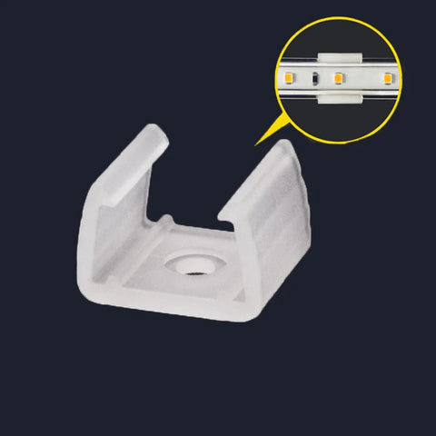 Neon LED Strip Light Fastener Clips COB LED Connector 5050 2835 Flexible Mounting Fixer for Fixing RGB LED Tape Clips