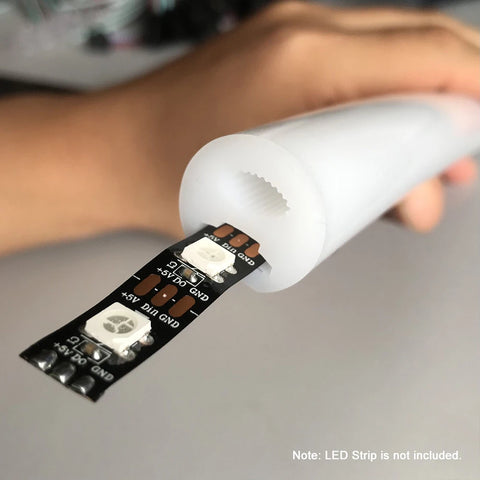 Round Neon Sign Silica Gel Covering Tube Flexible Soft Lamp Rope For 5/6/8/10mm WS2811 WS2812B LED Strip Light IP67 Waterproof