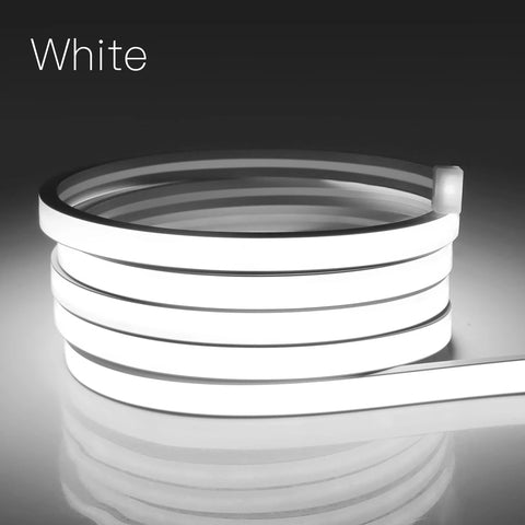 Dimmable RF Remote USB 5V COB LED Strip Light Waterproof Soft Pure Silicone Tube Neon Tape For Kitchen Room Decor Backlight