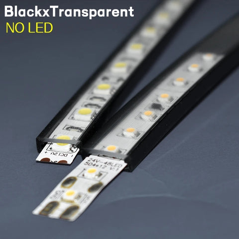 1m-20m Ultra-thin LED Neon Silicone Tube Flexible Rope Lamp T1105/1305/1505 Channel Diffuser For 5050 WS2812B Ribbon Strip Light