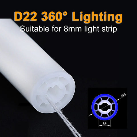 Round Silicone Neon Sign Flexible Silica Gel Tube 270 360 Degree Led Sleeve IP67 Waterproof For WS2811 WS2812 SK6812 Strip Light