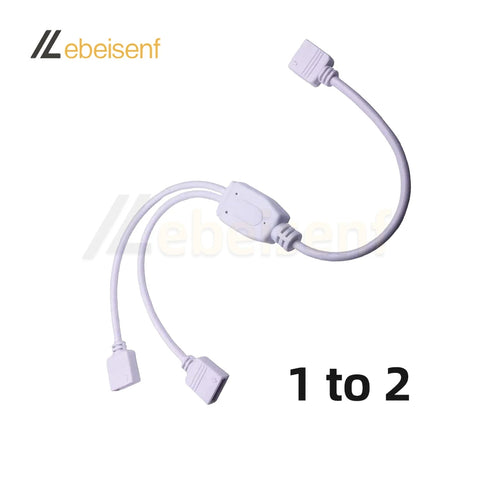 4P 5P 6P RGB RGBW RGBCCT LED Strip Controller Sync Expansion Splitter Cable 4Pin 5Pin 2.54mm 6Pin 2.0mm 1 to 2 3 4 5 Black/White