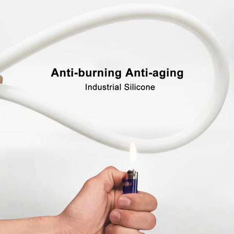 Round Neon Sign Silica Gel Covering Tube Flexible Soft Lamp Rope For 5/6/8/10mm WS2811 WS2812B LED Strip Light IP67 Waterproof