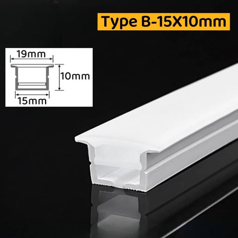 Embedded Flexible Neon Silicone Tube LED Rope Lamp Waterproof Diffuser Channel WS2811 WS2812B Outdoor Linear Ribbon Strip Lights