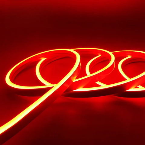 4x8mm Super Thin LED Neon Strip Light DC12V Flexible Waterproof Silicone Tube Diffuser Recessed Cabinet Bedroom Tape Neon Lights