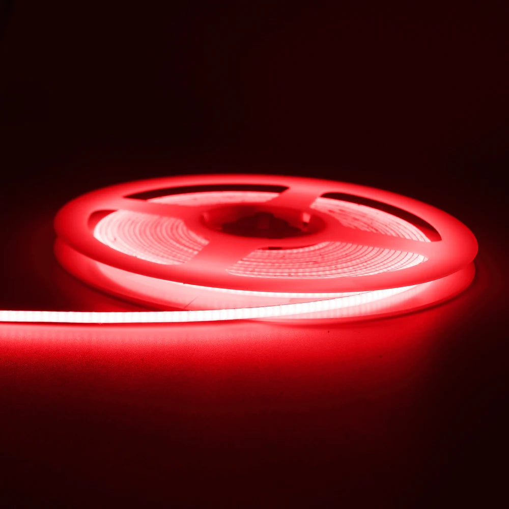 2.7mm Super Slim COB LED Strip Light 480LEDs/m Flexible Linear Light for Room Decoration Computer Car 12V Adhesive Ribbon Diode