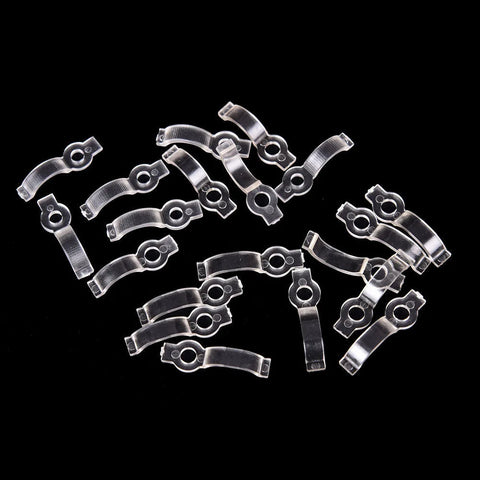 Fixing Clip+Screw Mounting Brackets,Led Strip Clips For 2835 5050 8MM 10 MM 2 4 5 Pin LED Light Cable Management Wire Connectors