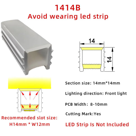 1616B Silicone LED neon tube flexible profile LED light for various occasions bendable and cuttable easy to install
