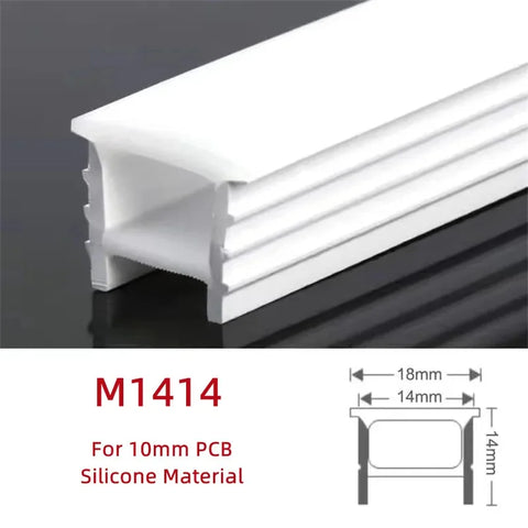 Recessed Black Silicone Tube LED Neon Light Flexible Rope Channel Diffuser WS2811 WS2812B Outdoor Waterproof Ribbon Strip Lights