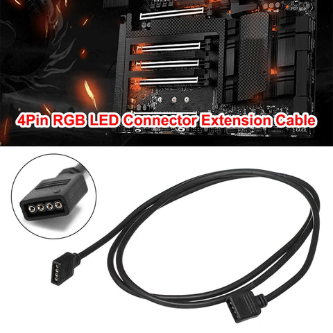 RGB 5050 3528 LED Strip Lighting Extend Wire 4Pin LED Connector Extension Cable