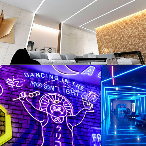 Fixing Clips Brackets For 12V 2835 5050 Cob Flexible Neon LED Strip WS2812B RGB LED Light Tape Fxing Holder Fixed Accessories