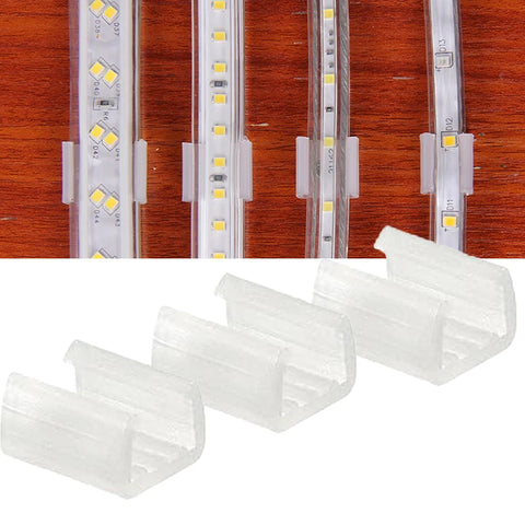 Neon LED Strip Light Fastener Clips COB LED Connector 5050 2835 Flexible Mounting Fixer for Fixing RGB LED Tape Clips