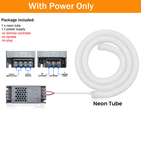 Dimmable LED Neon Tube 360 Degree Round Reticulate Flexible Silicone Tape 240LEDs Waterproof LED Strip Light 12V 24V