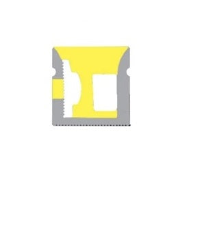 Tuba Silikonowa Boczna B1010 dla Taśm LED COB do 5mm