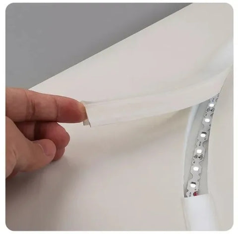 Tuba Silikonowa Frez F1510 CZARNA dla Taśm LED COB do 10mm
