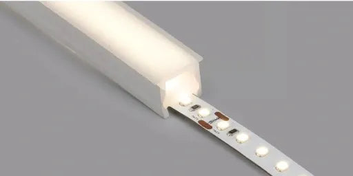 Tuba Silikonowa Frez F1510 CZARNA dla Taśm LED COB do 10mm