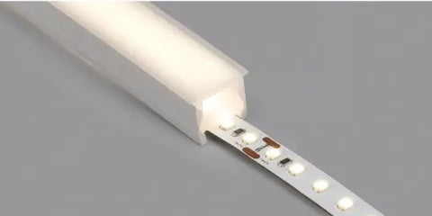 Tuba Silikonowa Frez F1510 CZARNA dla Taśm LED COB do 10mm