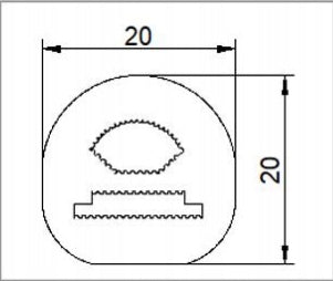 Tuba Silikonowa Okrągła D20 dla Taśm LED COB do 12mm