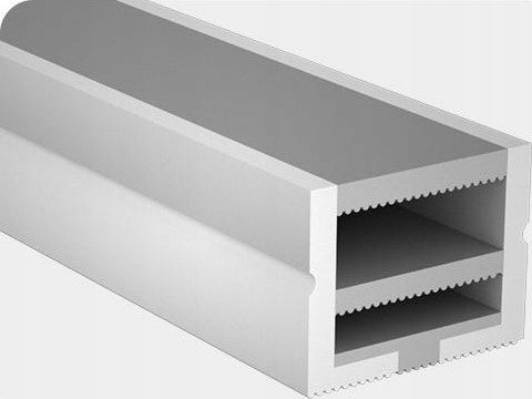 Tuba Silikonowa Płaska P2014 dla Taśm LED COB do 15mm