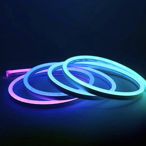 RGB Neon Flex 24V 10x20mm IP68 Waterproof 12.5cm Cut
