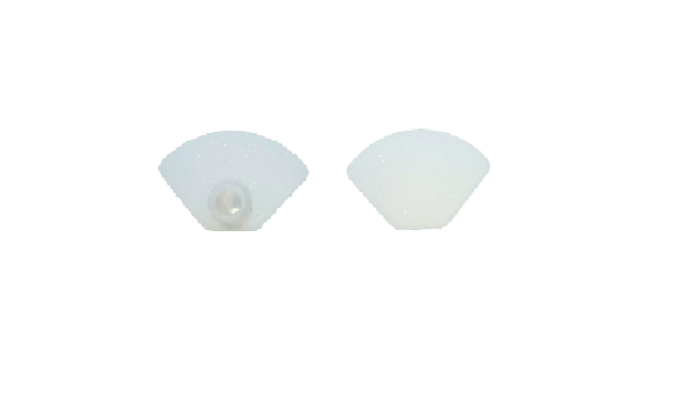 Silicone end caps for angle tube V22