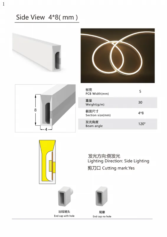 Cover of Side-Emitting Silicone Tube Catalogue
