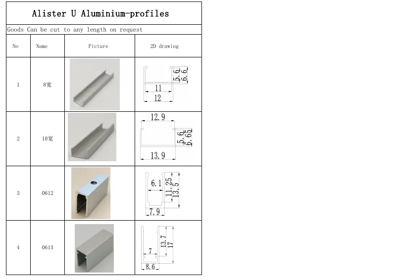 Cover of U Aluminum Profile Catalogue