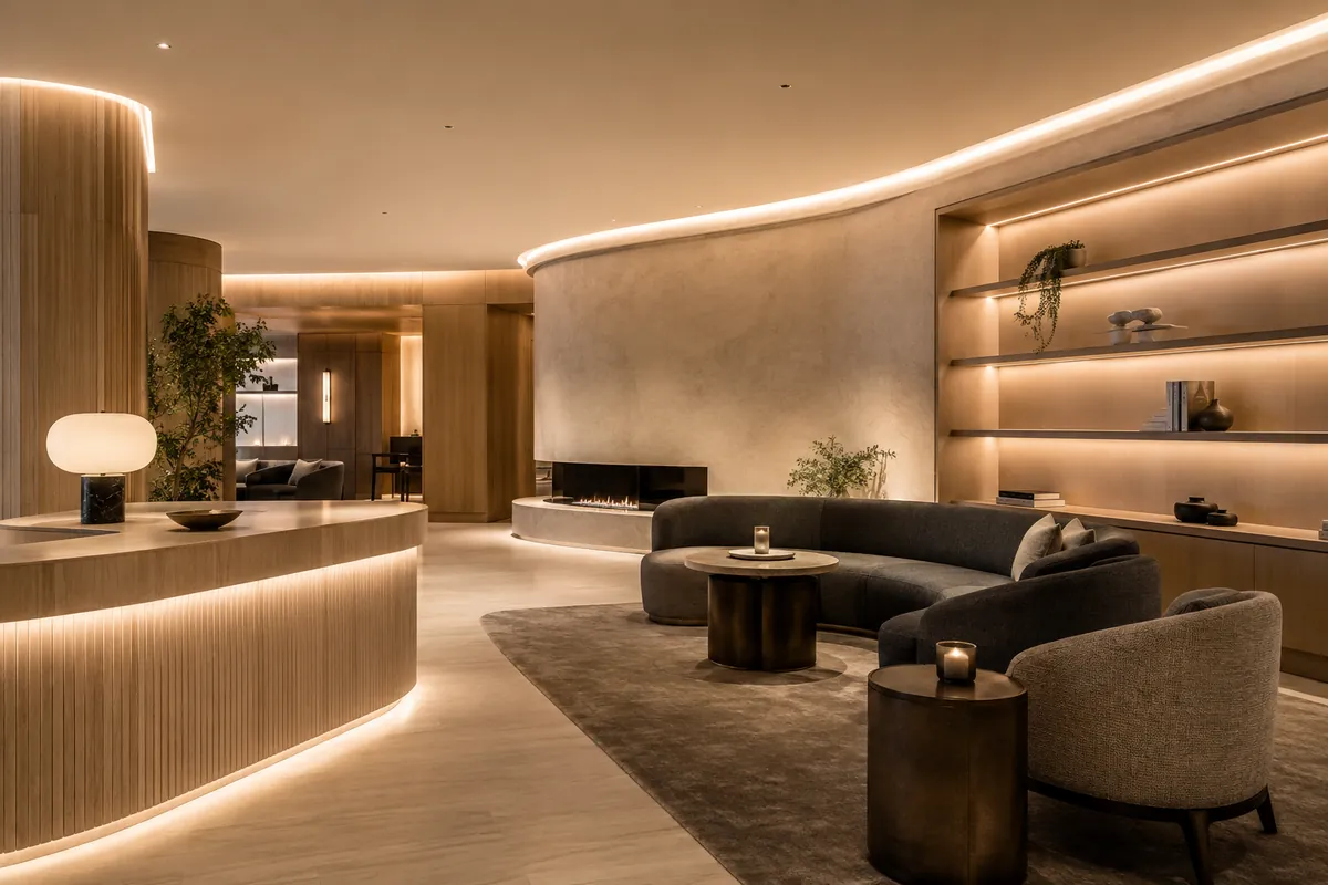 Custom LED Silicone Tube & Profile Manufacturer | AlisterTech Commercial interior lighting concept
