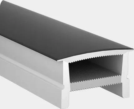 F1510 Black empty recessed silicone housing with installation edges