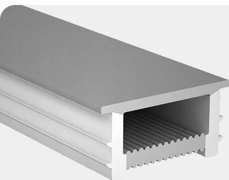 F1510 empty recessed silicone housing with installation edges